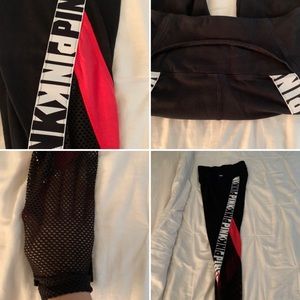 V S PINK HTF/RARE MESH LEGGINGS❤️